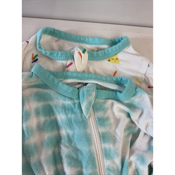 Baby girl 6-9 months 5pc lot Bamboo PJs Kyte , Mudpie romper NEW Floral - Picture 8 of 12